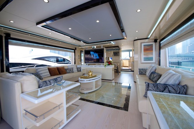 Gulf 75 Exp Yacht - Main Saloon Gulf 75 Exp Yacht - Main Saloon