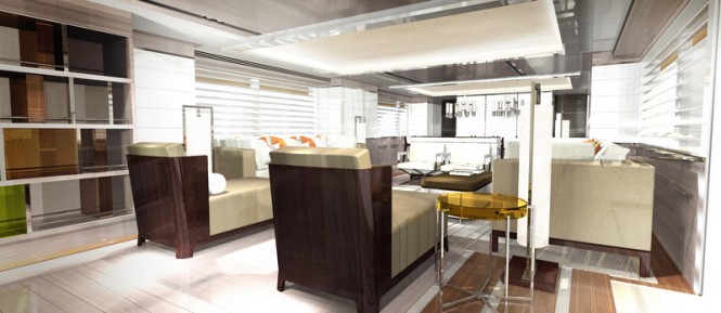Heesen superyacht Project Hé - Saloon Heesen superyacht Project Hé - Saloon