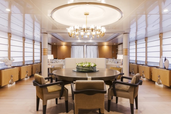 Luxury motor yacht Amore Mio 2 - Dining Luxury motor yacht Amore Mio 2 - Dining