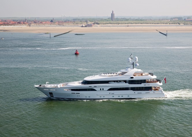 Motor Yacht VOLPINI (ex Larissa) re-launched by AMELS