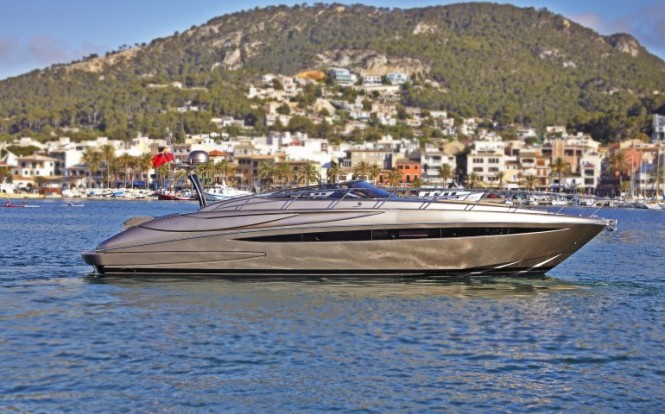 Mallorca Yacht Charter aboard striking 52’ RIVA Rivale Yacht SAKURA