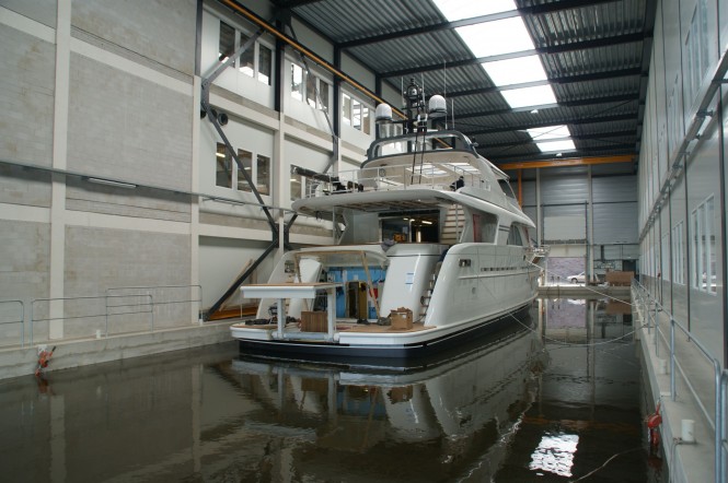 Mulder 98 Flybridge superyacht YN 1391 - aft view Mulder 98 Flybridge superyacht YN 1391 - aft view