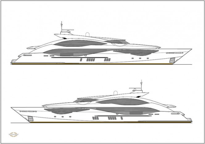 Sunseeker International announces new 51m motor yacht ‘168 Sport Yacht’