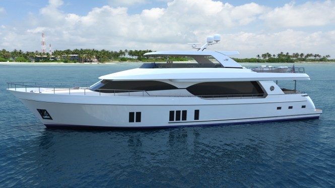 Ocean Alexander announces premiere of new motor yacht Ocean Alexander 100 at FLIBS 2014