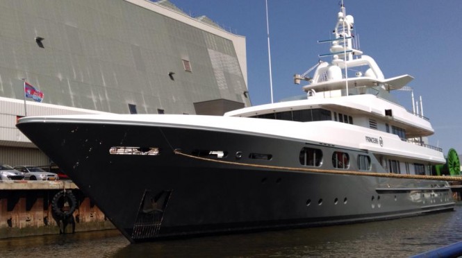 Newly refitted motor yacht PRINCESS TOO re-launched by ICON Yachts