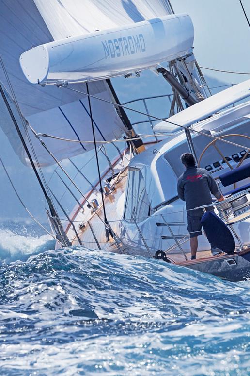 Refit of 30m Nostromo Yacht at Pendennis