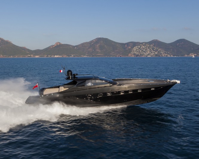 OTAM 58 HT ‘CRAZY TOO’ luxury yacht chase boat - side view - Photo by Alberto Cocchi OTAM 58 HT ‘CRAZY TOO’ luxury yacht chase boat - side view - Photo by Alberto Cocchi