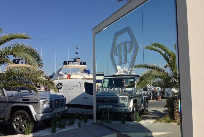 Philipp Plein arrives in Marina Ibiza