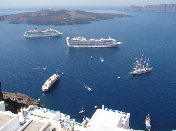 Santorini in Greece Santorini in Greece