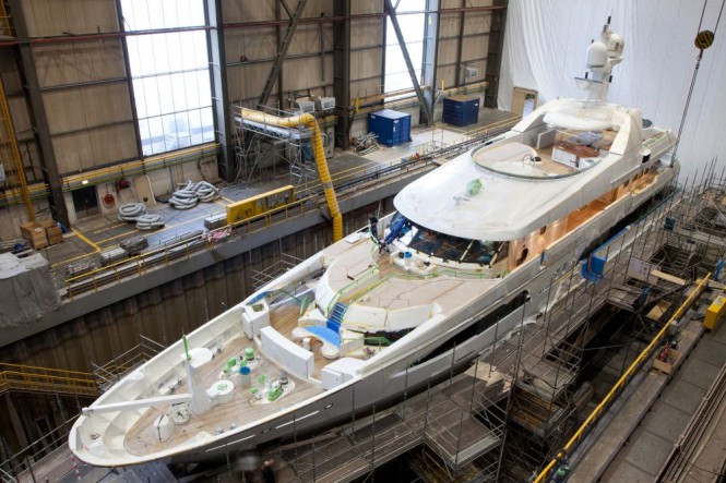 Super yacht VOLPINI reborn at AMELS Super yacht VOLPINI reborn at AMELS
