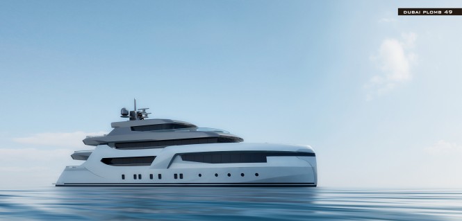 New 49m motor yacht DUBAI 49 concept by Uldas Yacht Design