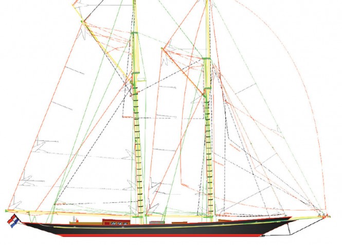 Holland Jachtbouw to build 51m sailing yacht designed by Dykstra Naval Architects