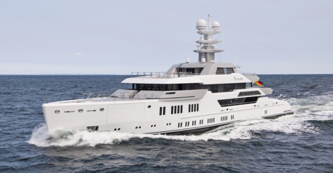 Lurssen motor yacht ESTER III (Project GREEN, hull 13685) completes sea trials