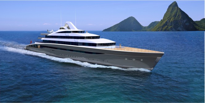 Latest 120m Motor Yacht Concept from Tony Castro Design