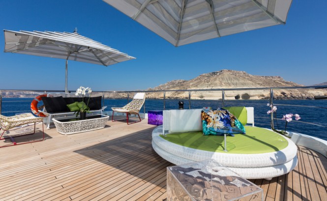 Ocean Paradise superyacht - Sundeck Ocean Paradise superyacht - Sundeck