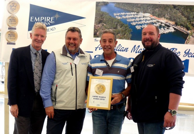 2. (l-r) Colin Bransgrove, MIA; Darren Vaux, Director, Empire Marina; John Lawler, Director, Empire Marina and Mark Wellstead, Service & Operations Manager, Empire Marina 2. (l-r) Colin Bransgrove, MIA; Darren Vaux, Director, Empire Marina; John Lawler, Director, Empire Marina and Mark Wellstead, Service & Operations Manager, Empire Marina