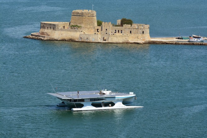 PlanetSolar underway PlanetSolar underway