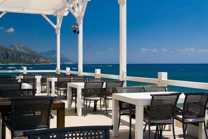 Restaurant by the sea