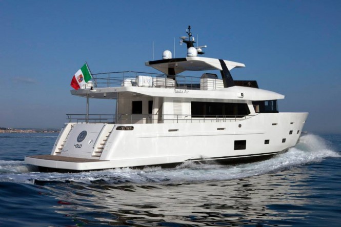 Super yacht YOLO - aft view - Photo by Maurizio Paradisi