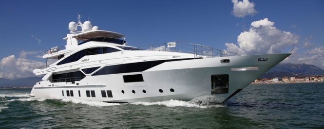 Launch and delivery of 58m Benetti motor yacht ILLUSION I (FB257)