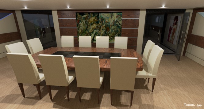 Vice Versa superyacht concept - Dining Vice Versa superyacht concept - Dining