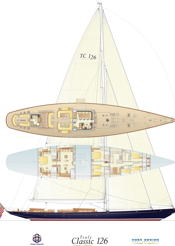 Lewmar working on deck equipment for 126’ Hoek classic yacht and sailing yacht J8