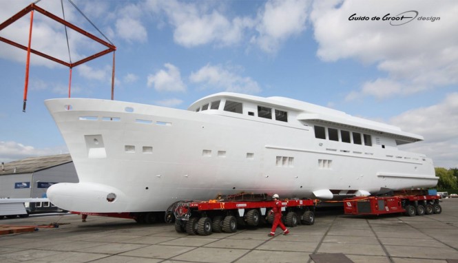 Guido de Groot Design working on several Wim van der Valk Continental series yachts