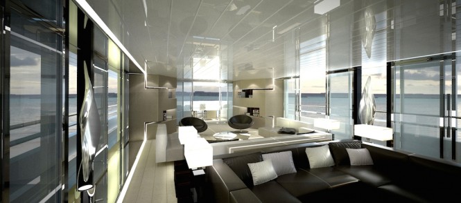 CRN Motor Yacht Conero - Main Saloon - VISION CRN Motor Yacht Conero - Main Saloon - VISION