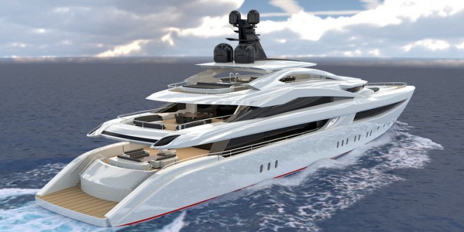 Columbus Sport Oceanic 70 Yacht - aft view Columbus Sport Oceanic 70 Yacht - aft view