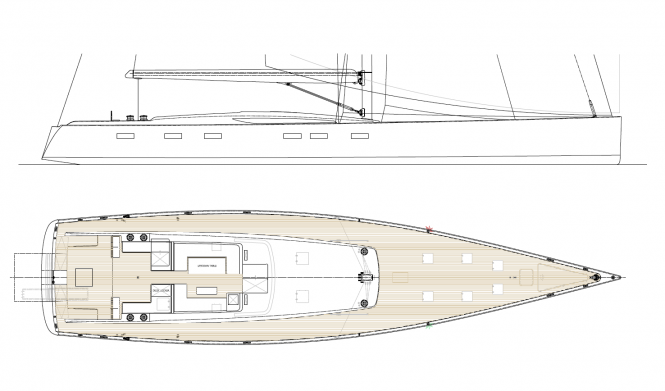 Yachting Developments signs new order for 33,5m sailing yacht Hull 1012