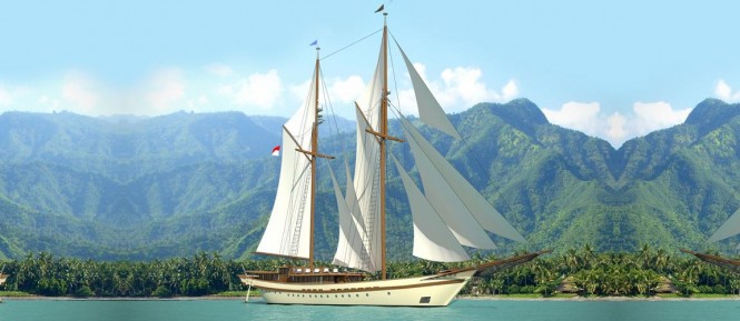 65m Traditional Phinisi Yacht LAMIMA to be completed in October
