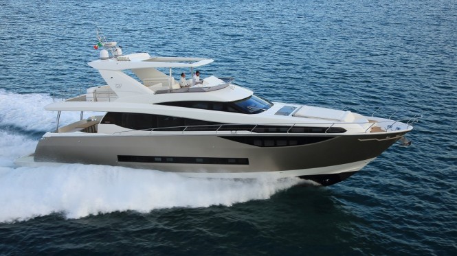 Motor yacht Prestige 750 to be showcased at Yacht CN 2014 – Nansha Bay International Boat Show