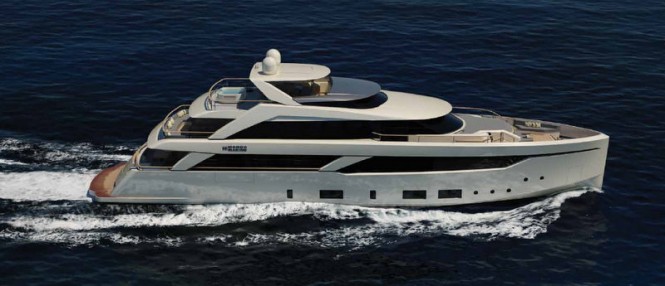 New Mondo Marine motor yacht SF35 concept designed by Luca Vallebona for SF Yachts