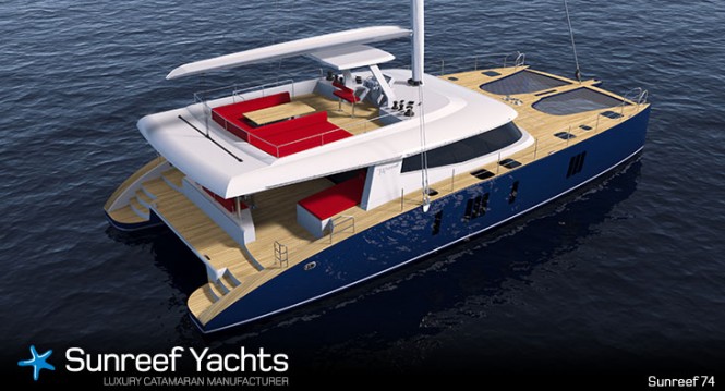 Sale of three units of new sailing catamaran Sunreef 74 before its official presentation