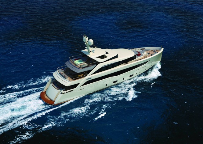 Additional renderings of Mondo Marine SF40 Yacht