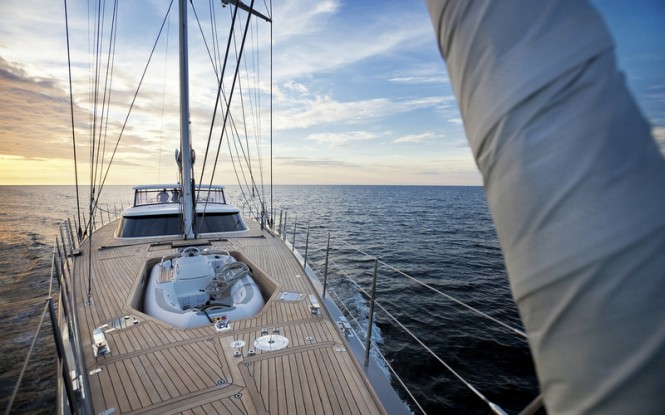 Photos: New Nautor’s Swan sailing yacht Swan 105 RS