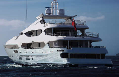 The Sunseeker 155 Yacht “BLUSH” makes her international public debut at the Monaco Yacht Show The Sunseeker 155 Yacht “BLUSH” makes her international public debut at the Monaco Yacht Show
