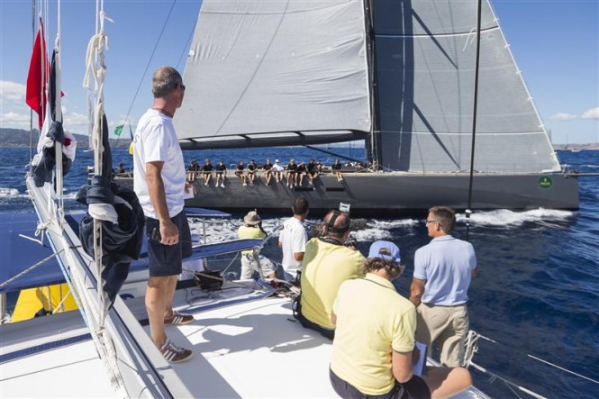 View of a Mini Maxi Rolex World Championship start from the Committee Boat - Photo by Rolex Carlo Borlenghi View of a Mini Maxi Rolex World Championship start from the Committee Boat - Photo by Rolex Carlo Borlenghi