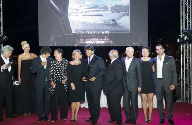 World Yacht Trophy 2014 for 80m CRN CHOPI CHOPI Yacht