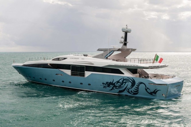 45m FLYING DRAGON Yacht shortlisted for IY&A Award 2015