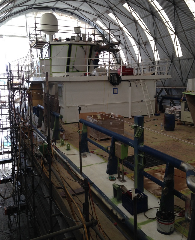 Diverse Projects acting as owner’s representative on superyacht support vessel UMBRA refit
