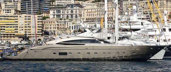 AB 116 superyacht MUSA at the 2014 Monaco Yacht Show AB 116 superyacht MUSA at the 2014 Monaco Yacht Show