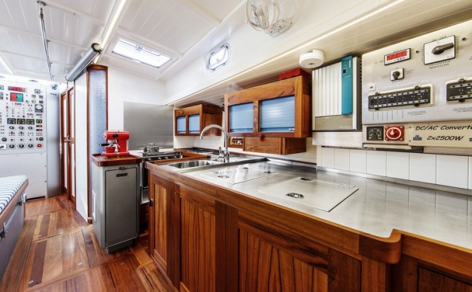 Aboard Anabel Yacht