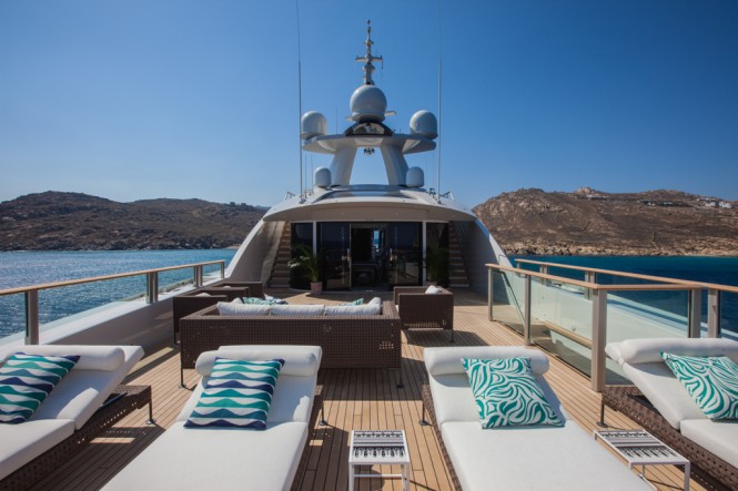 CRN Motor Yacht SARAMOUR - Solarium CRN Motor Yacht SARAMOUR - Solarium