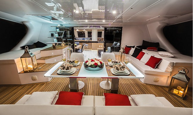 GRACE Yacht - Cockpit GRACE Yacht - Cockpit