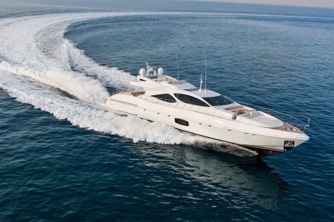 Hull #2 of motor yacht Mangusta 110 series sold by Overmarine Group