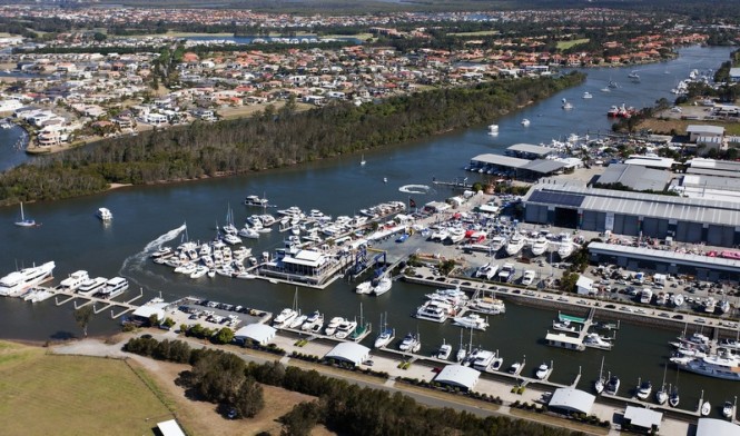 More than 600 boats were on display both on and off the water at the Gold Coast International Marine Expo More than 600 boats were on display both on and off the water at the Gold Coast International Marine Expo