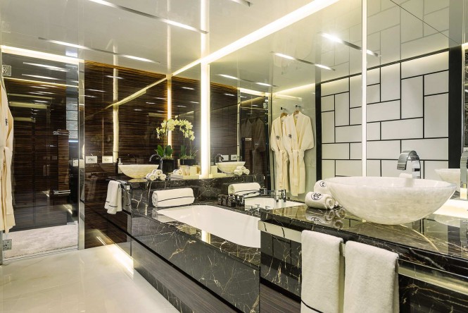 Motor yacht Flying Dragon - Bathroom - Photo credit to AB Photo design Motor yacht Flying Dragon - Bathroom - Photo credit to AB Photo design