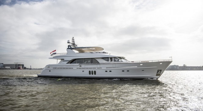 Mulder 98 Flybridge Yacht YN1391 successfully completes technical sea trials