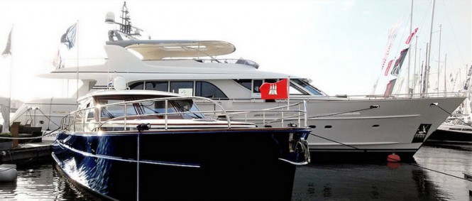 Four luxury yachts designed by Guido de Groot showcased at three major international boat shows in September 2014